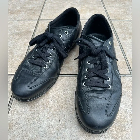 Salvatore Ferragamo Men's Low Cut Leather Sneaker Shoes